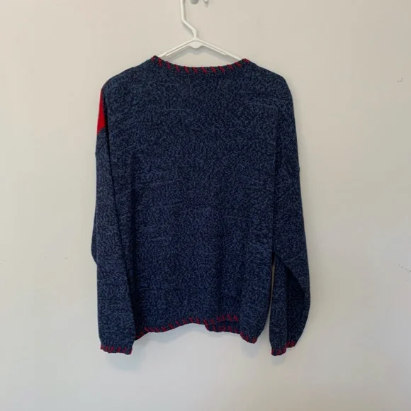 🐱 VINTAGE HEIRLOOM COLLECTIBLES HEART SWEATER SIZE X-LARGE - Picture 3 of 10